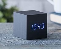 Wecker Uhr Black Cube Click-on Alarm LED Display blau Bayern - Moosinning Vorschau