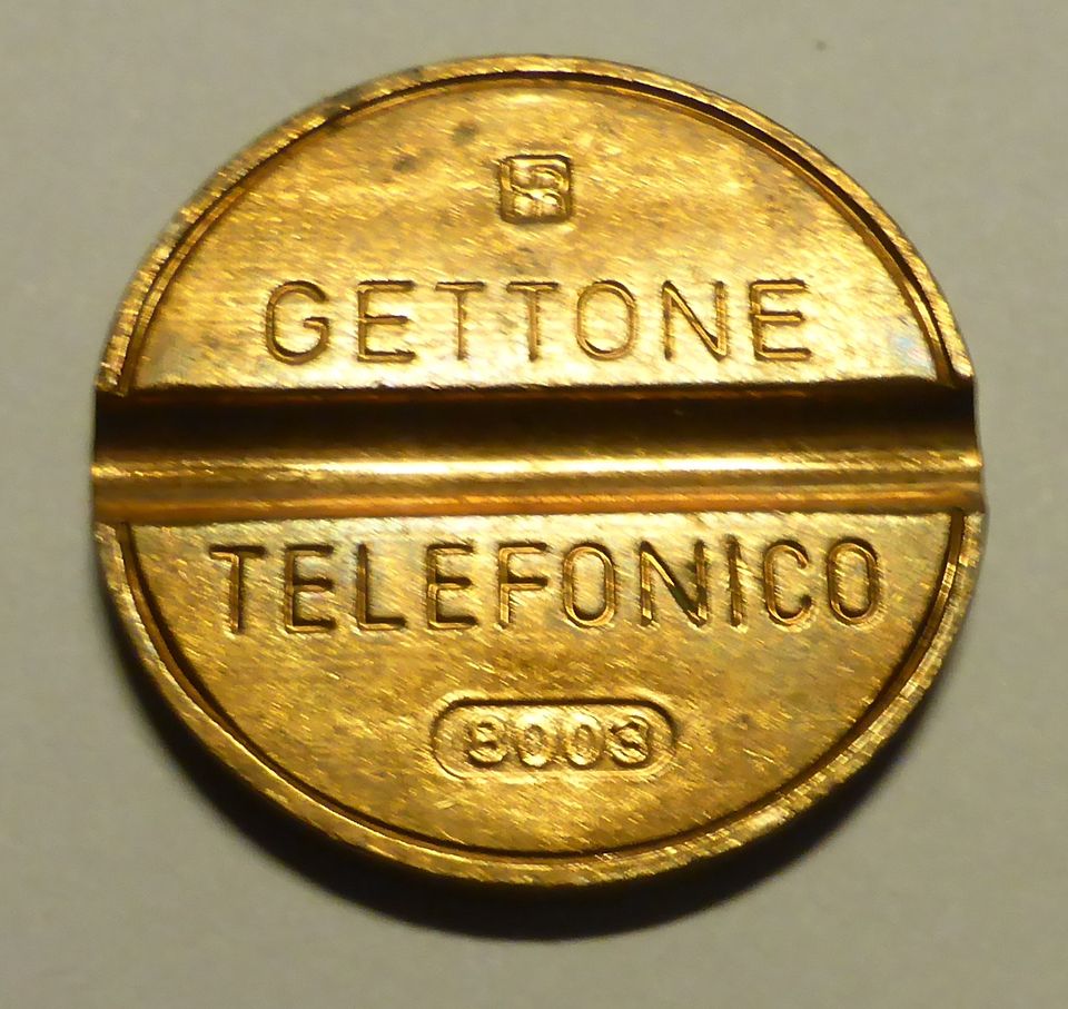 [024] 38 italienische Gettoni Telfonico in München