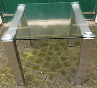 Küchen-/Esszimmertisch aus Glas mit Metallfüßen Nordrhein-Westfalen - Nottuln Vorschau