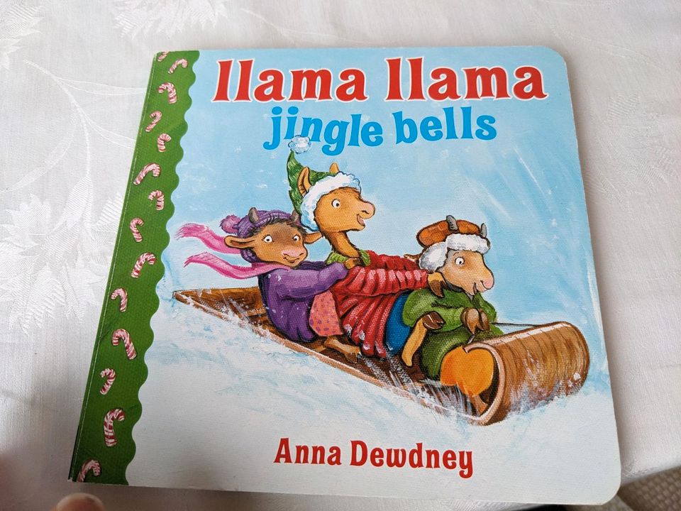 Ilama Ilama I love you & Jingle Bells Board Book A.Dewdney Papp in Augsburg