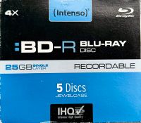 5er Pack Jewel Intenso BD-R Blue-ray Disc *NEU!* Nordrhein-Westfalen - Hattingen Vorschau