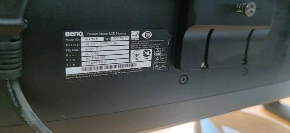 2x BENQ GW2750 LED Monitor inkl Halterung mit OVP und Standfüssen in Urmitz