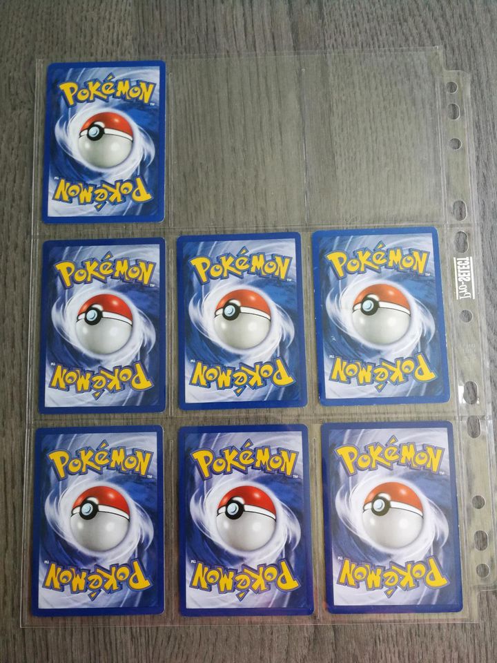 Pokemon Wotc Basis Edition 7x Energie, 1999, Deutsch in Fehmarn