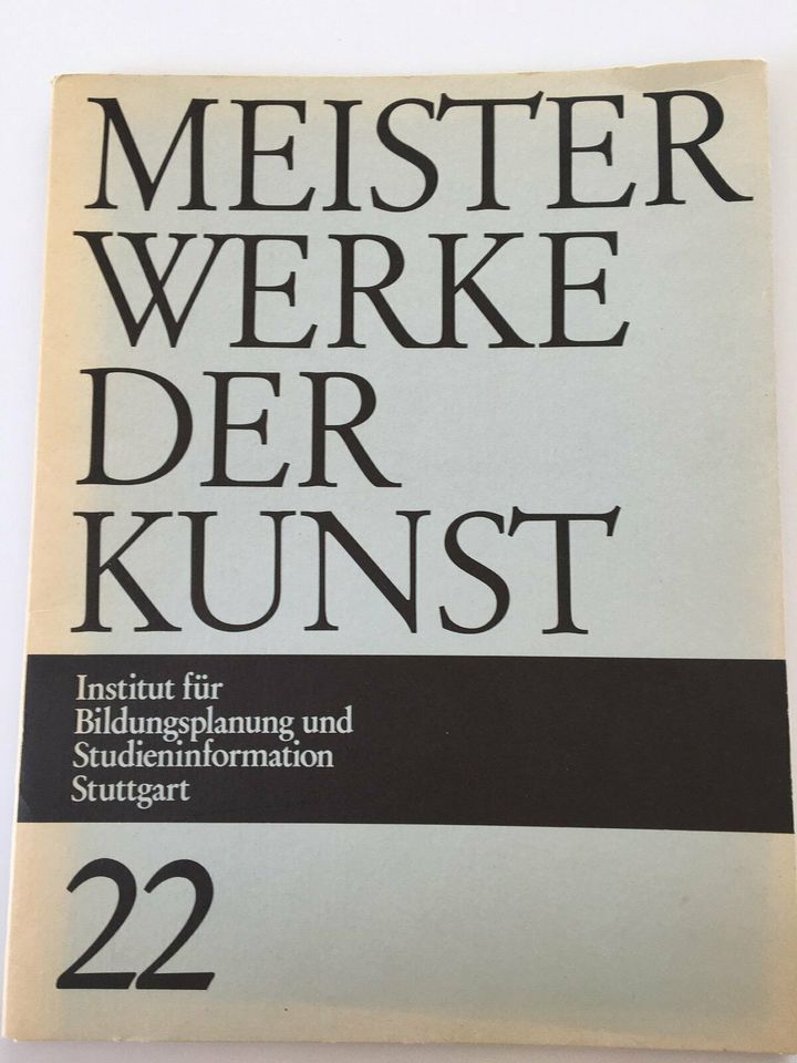 MEISTERWERKE DER KUNST FOLGE 22 VON 1974 Paul Klee Rembrandt Kirc in Köngen