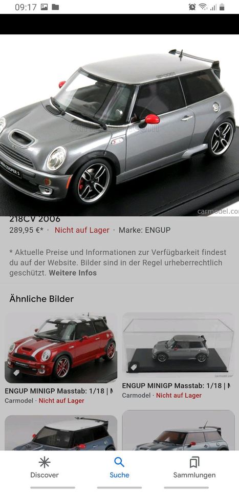 Suche diese mini cooper s Modelle in Schotten