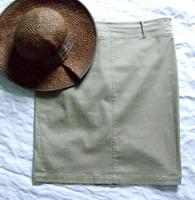 Klassiker! Popeline-Rock im Jeans-Stil beige Benetton Gr. 40 Rheinland-Pfalz - Trier Vorschau