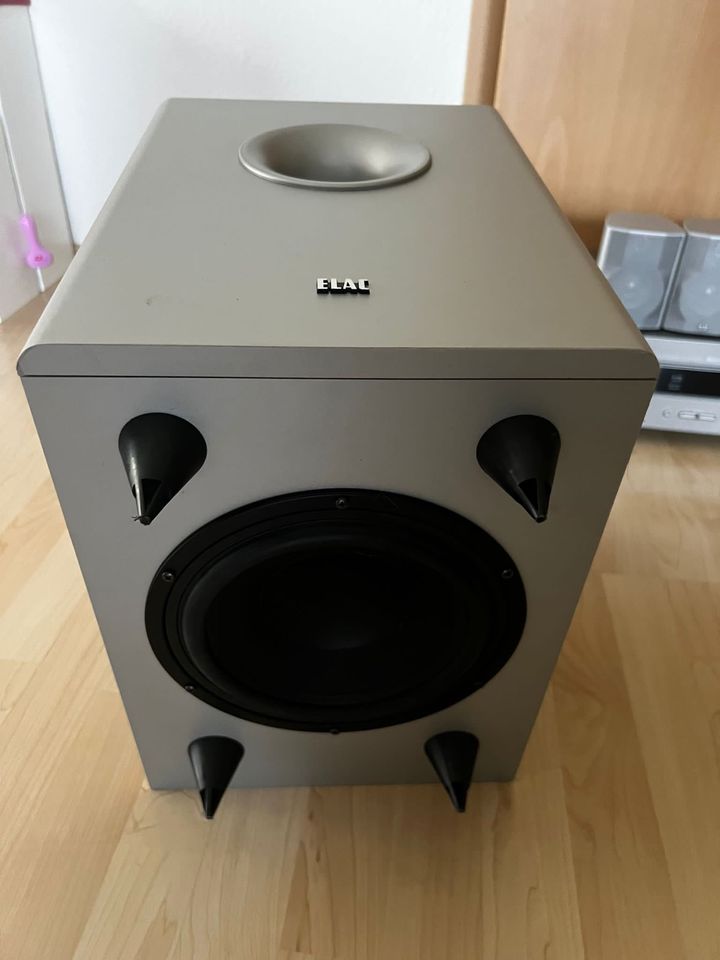 Yamaha Elac Reveiver Soundsystem Heimkino 5 Boxen Subwoofer Kabel in Wipperfürth