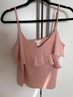 H&M Top Bluse Shirt Rose Rosa S 36 Rüschen Volants Nordrhein-Westfalen - Gütersloh Vorschau