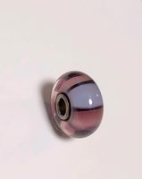 Bead Trollbead Lila Streifen Silber Glas in rosa und violett Nordrhein-Westfalen - Gelsenkirchen Vorschau