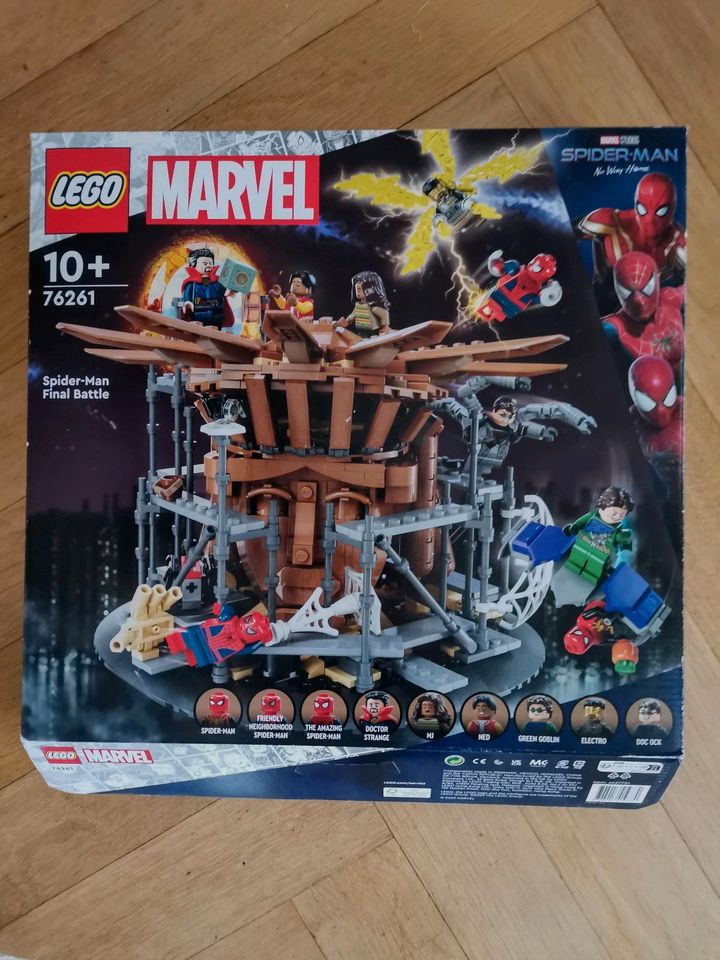 Lego 76261, Marvel Super Heroes, Spider-Mans großer Showdown in München