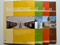 Fachzeitschrift BAUSUBSTANZ - Jahr 2014 - vier Hefte Altona - Hamburg Bahrenfeld Vorschau