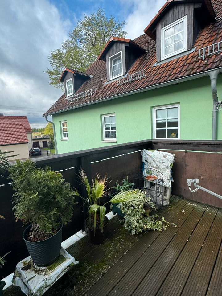 Sonnenbalkon im Obergeschoss in Radeberg