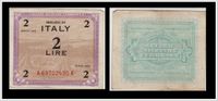 Italien - Allied Military Currency:  2 Lire 1943 * Erhaltung III Baden-Württemberg - Lauffen Vorschau