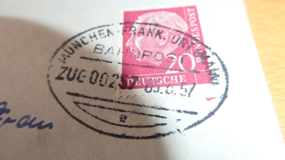 Briefe / Briefmarken Bund 1950er Jahre - mit schönen Stempeln in Mühlhausen