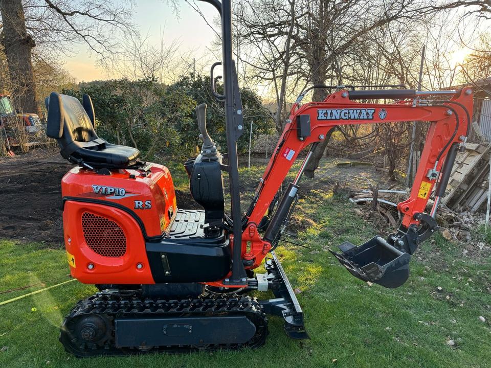 Kingway MiniBagger VIP10  | 27 Betriebsstunden | Noch 1,5 Jahre in Wedemark