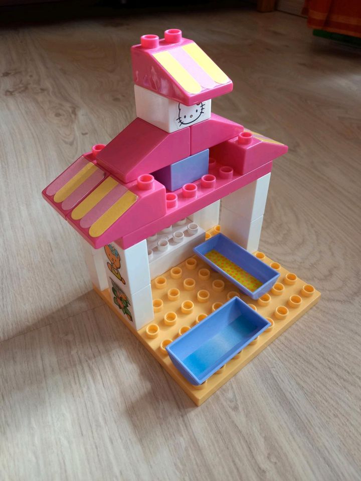 Hello Kitty PlayBIG Bloxx wie Duplo Lego Pferde Set in Rechtmehring