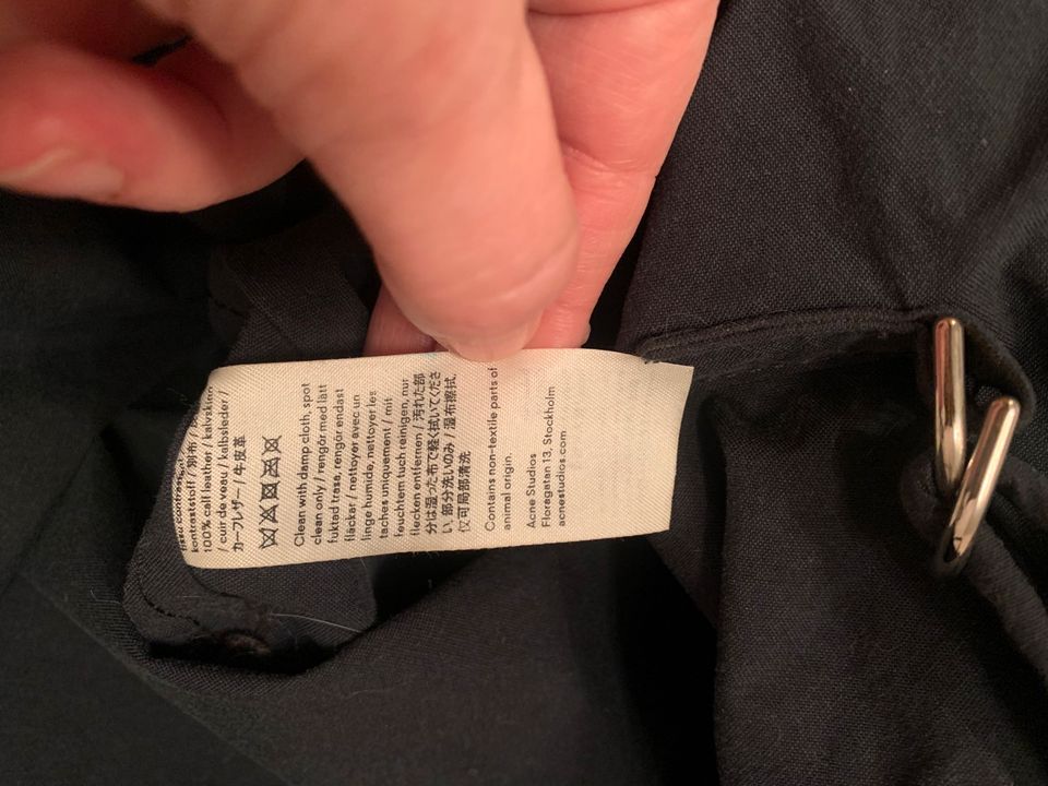 Acne Studios Tasche Baker bag Schwarz Tote Große L in Hamburg