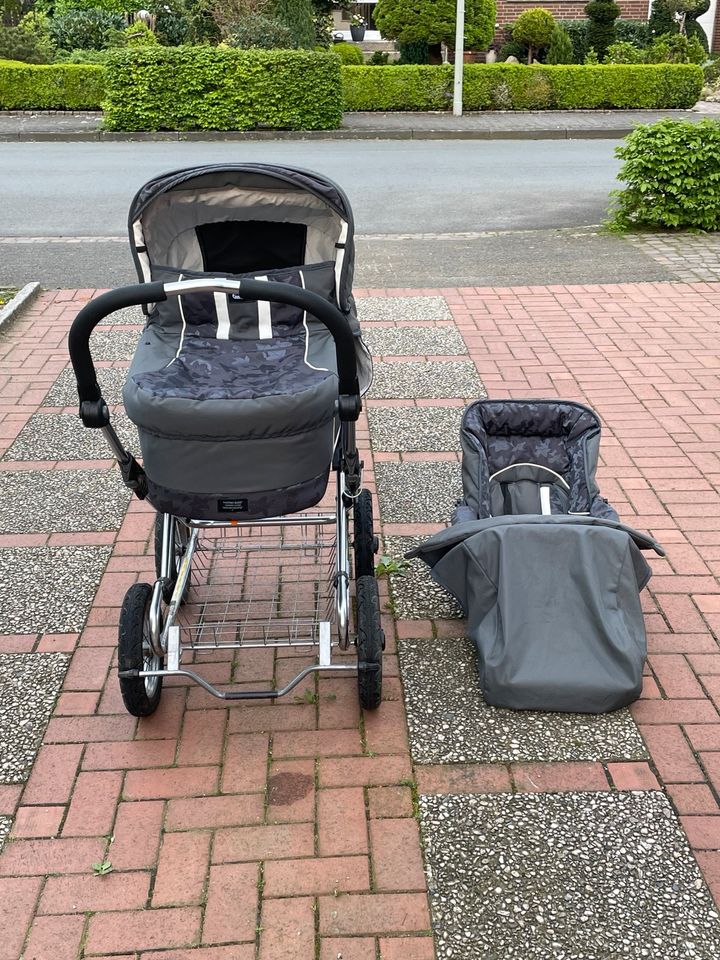 Emmaljunga Kinderwagen Edge Duo Kombi Babywanne + Sportsitz in Senden