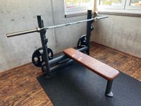 Gym 80 Sygnum Line Olympia Drückerbank, Olympic Flat Bench Baden-Württemberg - Erbach Vorschau