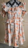 Sommerkleid Gr. S Creme, Orange, Carmen, Rüschen, leicht Bayern - Furth im Wald Vorschau