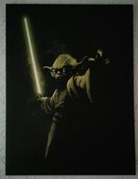 Bild / Leinwand - Star Wars - Yoda Shadow Portrait B/H 75/100 cm Nordrhein-Westfalen - Bad Salzuflen Vorschau