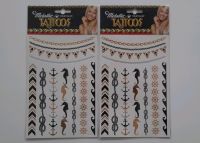 Neu und OVP 2x Metallic Tattoos gold schwarz Niedersachsen - Hildesheim Vorschau