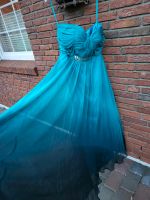 Abendkleid Ballkleid Türkis mit Farbverlauf bodenlang Baden-Württemberg - Ettlingen Vorschau