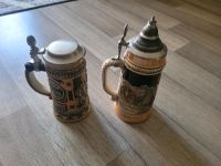 Bierkrüge Zinndeckel Bierkrug Handarbeit Vintage Sachsen - Aue Vorschau