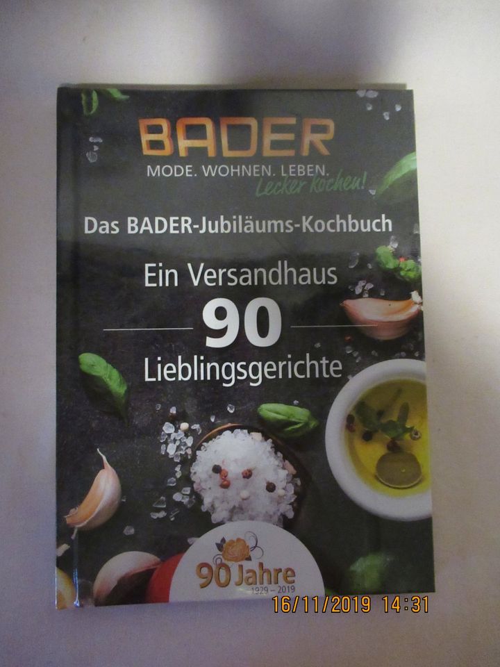 NEU: Bader: Das Bader-Jubiläums-Kochbuch in Stavenhagen