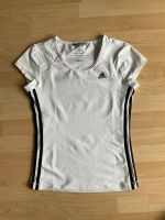 Sporttshirt von Adidas, Größe: 36, weiß mit schwarzen Streifen Hessen - Petersberg Vorschau