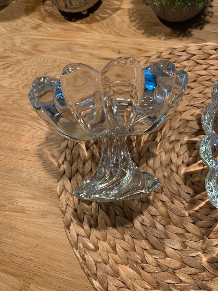 Walther Glas Platte Bonboniere im Set Glasplatte Schale in Geldern