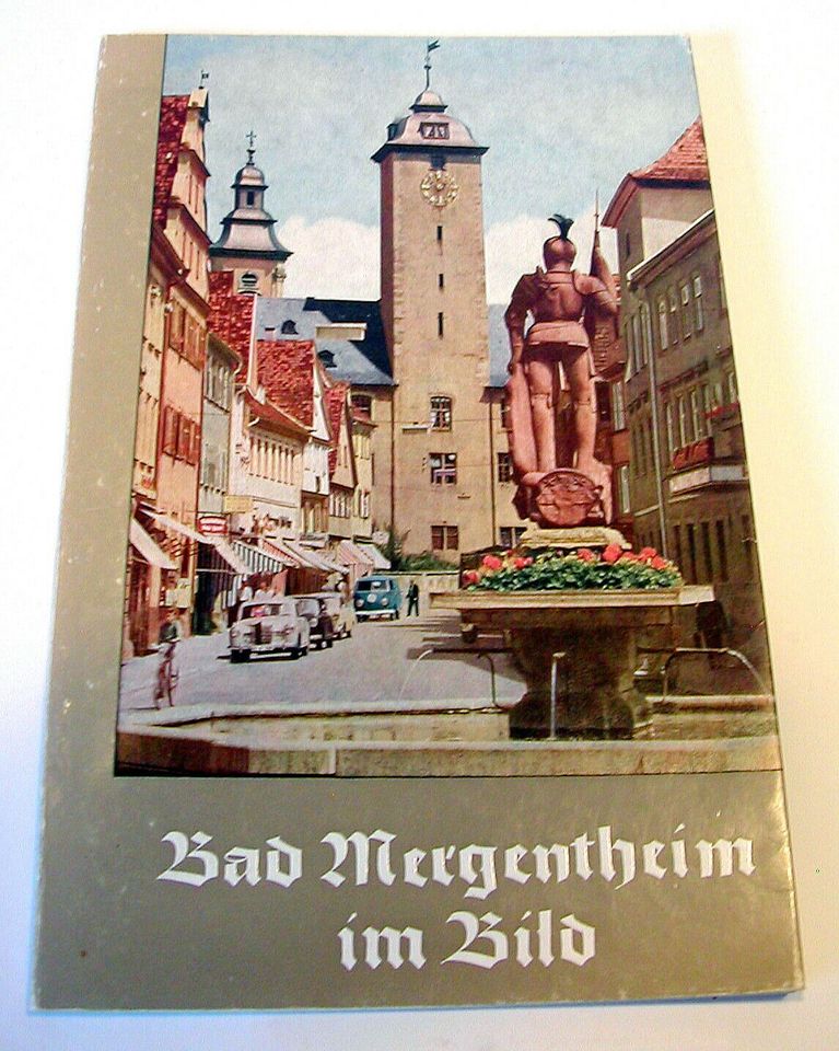 Andenken Bad Mergentheim Aschenbecher Vase Tasse Brett 3 x Buch in Bad Mergentheim