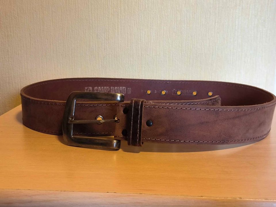 Camp David Gürtel Herren 105 cm Leder Braun in Koblenz