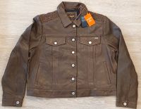 Superdry Stateside Trucker Lederjacke Gr. XL Neu m.Etikett NP€369 Bayern - Ingolstadt Vorschau