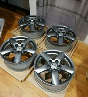 4x Alufelgen RIAL Oslo anthrazit 7x16" ET42 LK 5x112 AUDI VW SEAT Nordrhein-Westfalen - Vlotho Vorschau