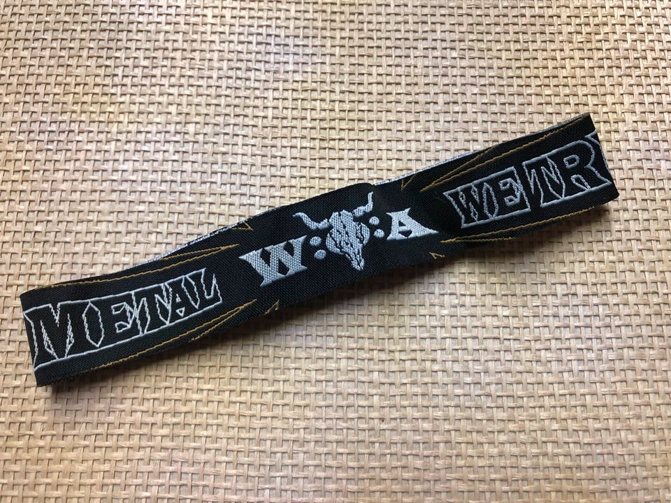 WOA Wacken Bändchen wristband „in metal we trust“ zeitlos, neu in Mömbris