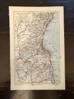 Alte Landkarte um 1910: Süd-Brasilien München - Altstadt-Lehel Vorschau