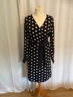 Kaffe midi langarm Kleid Gr. 34 36 XS S schwarz weiss polka dots Baden-Württemberg - Freiburg im Breisgau Vorschau