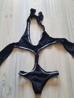 Monokini Bikini Schwarz Glitzer Strass Gr. S/36 Neu Bayern - Kelheim Vorschau