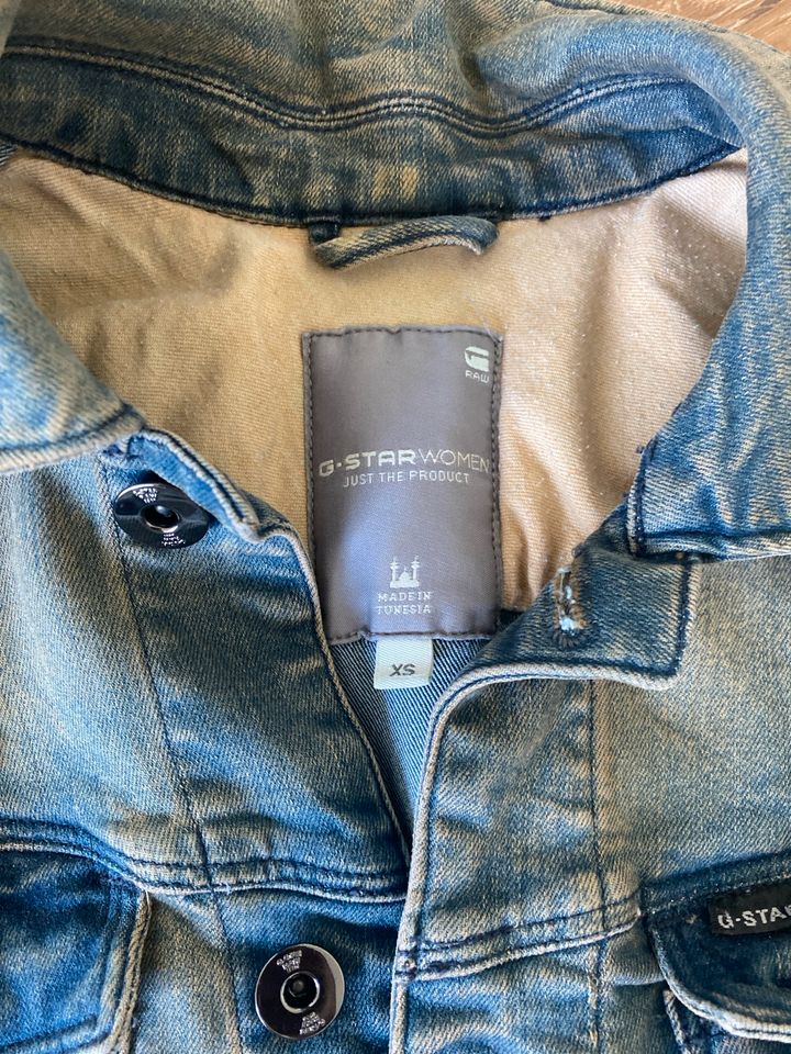 G-STAR Damen Jeans Weste ärmellose Jeansjacke blau Gr. XS in Willmering