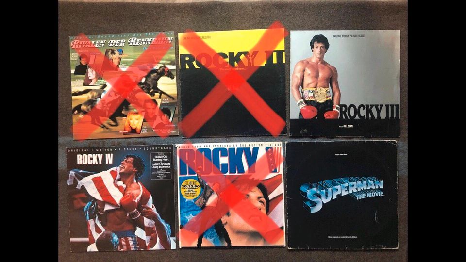 Rocky Superman Film Schallplatten in Langwedel