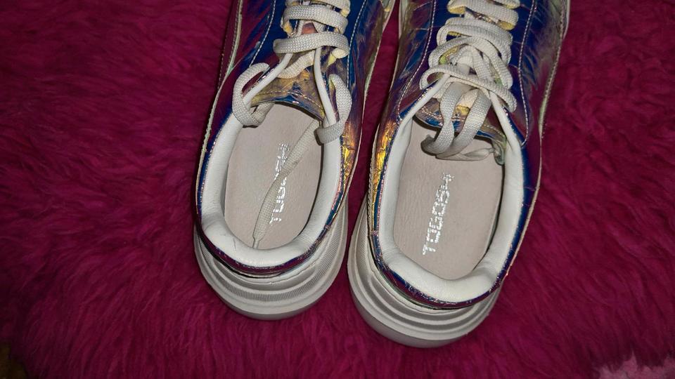 Sneaker Graceland Schlangen Optik Damen 42 Togoshi Gr. 41 Gold in Krefeld