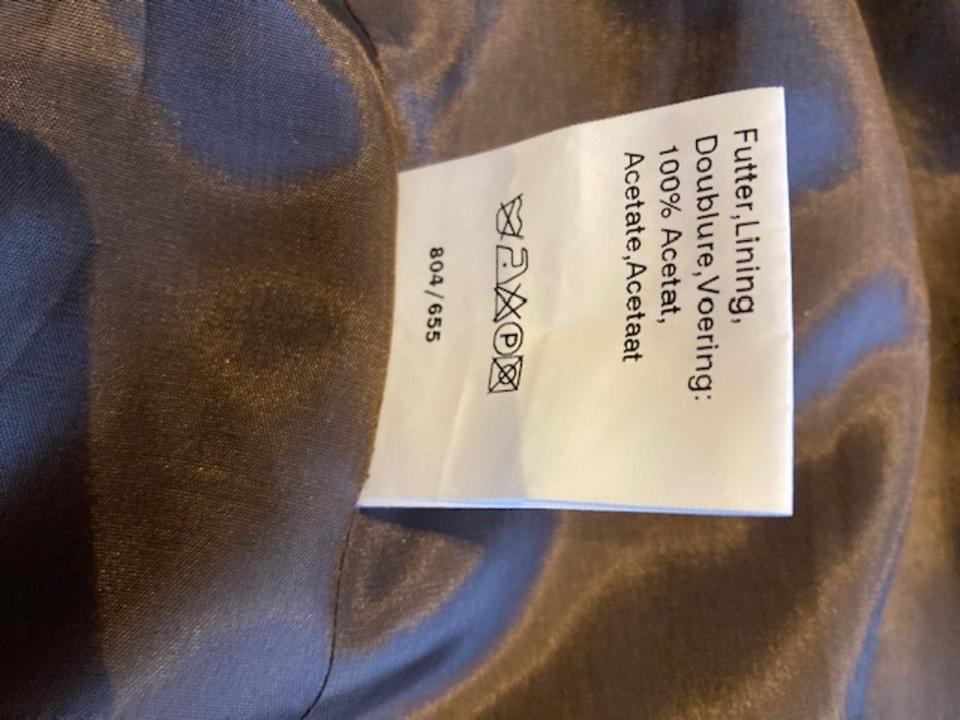 Madeleine Blazer Cruhs-Optikk, mit Leinen, Gr. 40, NEU in Stein