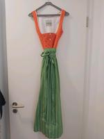 Dirndl Gr. 36 von Wenger orange grün mit 2 Schürze Bayern - Regensburg Vorschau