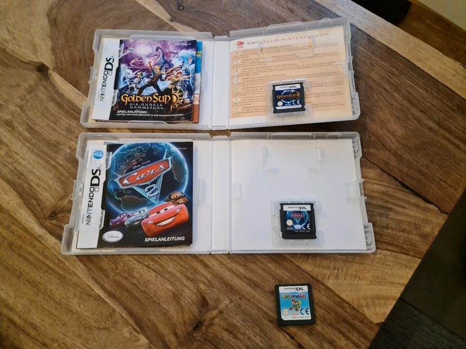 Nintendo DS Spiele Cars 2, Golden Sun, Yoshi Island DS in Lohmar