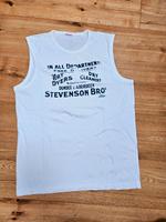 S.oliver Tanktop Top Shirt weiß blau Herren Größe M Bayern - Hallbergmoos Vorschau