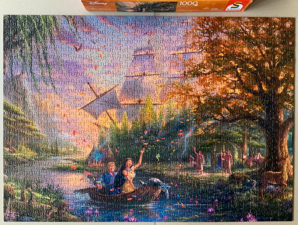 Schmidt Puzzle 1000 Teile vollständig Disney Pocahontas Nr.59688 in Hirschau