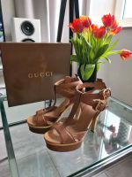 GUCCI Sandalen Plateau 38 38,5 Chloe Camel Braun Düsseldorf - Pempelfort Vorschau