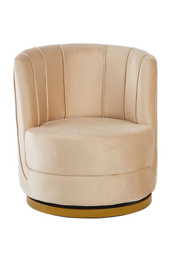 ANGEBOT! Drehsessel, Beige/Gold, Relaxsessel, Samt statt 796€ in Bremen