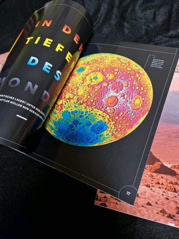 2 x Popular Science Magazine " MARS & MOND" Weltall, Aliens in Ilmenau